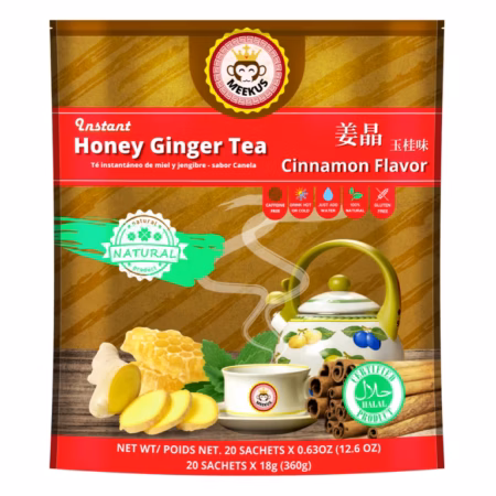 Instant Honey Ginger Tea Cinnamon Flavor 360g