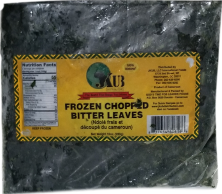 WEST AFRICAN FROZEN CHOPPED BITTER LEAVES 1LB